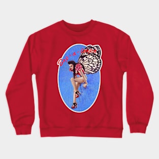 Vintage Rockabilly Pin-up "bop-a-loopa" Crewneck Sweatshirt